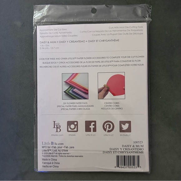 Little B DIY Flower dies - DAISY & MUM - Picture 3 of 7